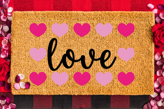 Love with Heart Border