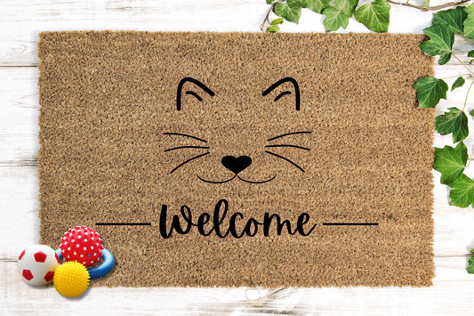 Welcome Cat Face