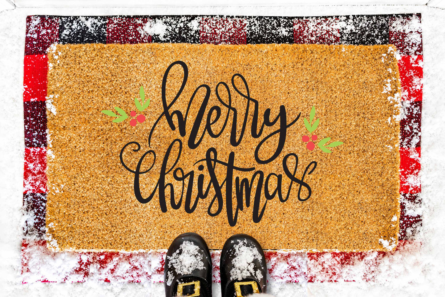 Merry Christmas with Holly